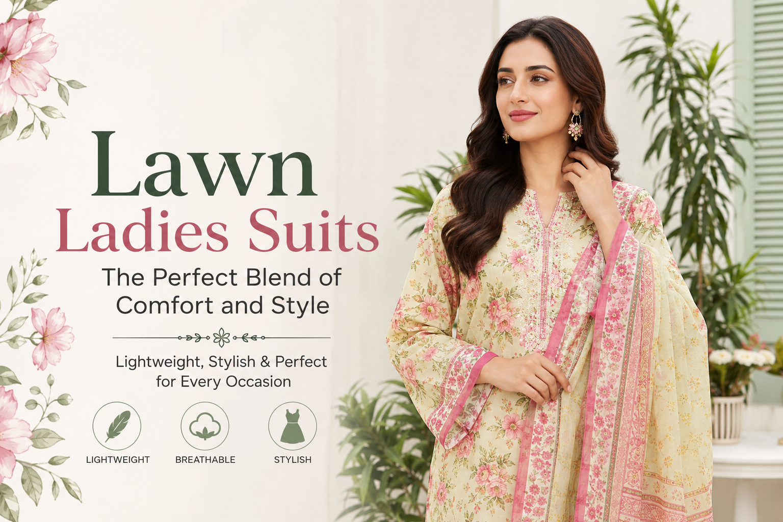 ladies lawn suite